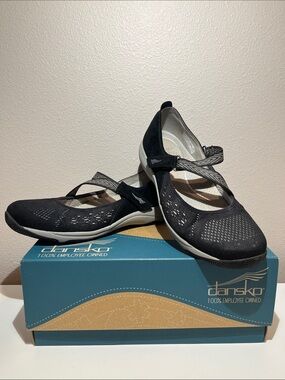 Dansko Women's Haven Mary Jane Flat - Black Suede
